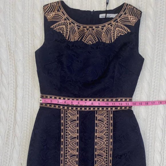 Navy Women Embroidered Mini Dress  (NWT) - Picture 7 of 16